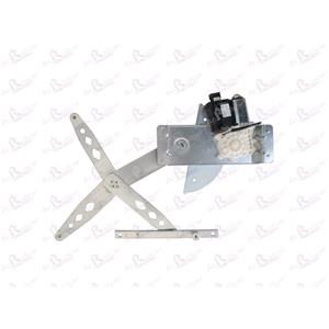 Window Regulators, Front Left Electric Window Regulator (with motor, one touch operation) for VAUXHALL CORSA, 1995 2000, 2 Door Models, One Touch Version, motor has 6 or more pins, AC Rolcar