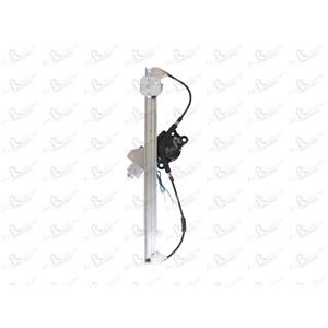 Window Regulators, Rear Right Electric Window Regulator (with motor) for OPEL ZAFIRA (F75_), 1999 2005, 4 Door Models, WITHOUT One Touch/Antipinch, motor has 2 pins/wires, AC Rolcar