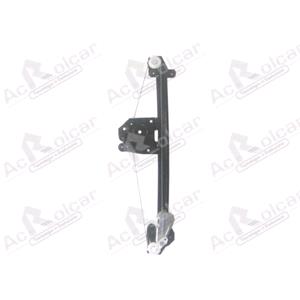Window Regulators, Rear Left Electric Window Regulator Mechanism (without motor) for OPEL ASTRA G Hatchback (F48_, F08_), 1998 2004, 4 Door Models, One Touch/AntiPinch Version, holds a motor with 6 or more pins, AC Rolcar