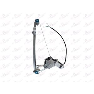 Window Regulators, Rear Right Electric Window Regulator (with motor) for Mercedes E CLASS (W14), 1993 1995, 4 Door Models, WITHOUT One Touch/Antipinch, motor has 2 pins/wires, AC Rolcar