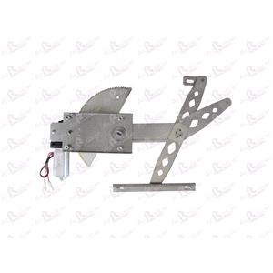 Window Regulators, Front Right Electric Window Regulator (with motor) for Mercedes C CLASS (W0), 1993 1995, 4 Door Models, WITHOUT One Touch/Antipinch, motor has 2 pins/wires, AC Rolcar