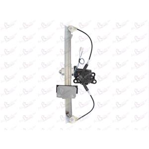Window Regulators, Rear Right Electric Window Regulator (with motor) for Mercedes A CLASS (W168), 2001 2004, 4 Door Models, WITHOUT One Touch/Antipinch, motor has 2 pins/wires, AC Rolcar