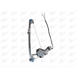 Window Regulators, Rear Left Electric Window Regulator (with motor) for Mercedes 190 (W01), 198 1993, 4 Door Models, WITHOUT One Touch/Antipinch, motor has 2 pins/wires, AC Rolcar