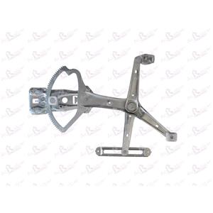 Window Regulators, Front Left Electric Window Regulator Mechanism (without motor) for Mercedes C CLASS (W0), 1993 1995, 4 Door Models, WITHOUT One Touch/Antipinch, holds a standard 2 pin/wire motor, AC Rolcar