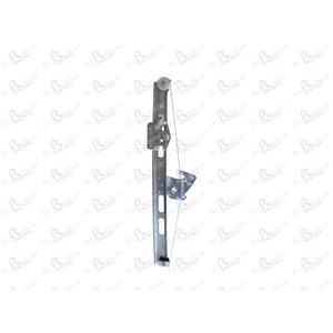 Window Regulators, Front Right Electric Window Regulator Mechanism (without motor) for Mercedes A CLASS (W168), 1997 2004, 4 Door Models, WITHOUT One Touch/Antipinch, holds a standard 2 pin/wire motor, AC Rolcar