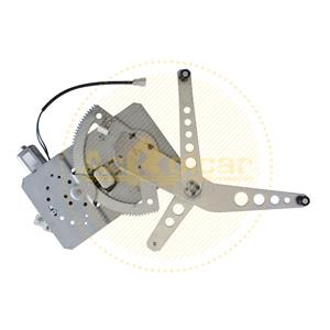 Window Regulators, Front Right Electric Window Regulator (with motor) for PEUGEOT 309 Mk II (3C, 3A), 1991 1998, 4 Door Models, WITHOUT One Touch/Antipinch, motor has 2 pins/wires, AC Rolcar