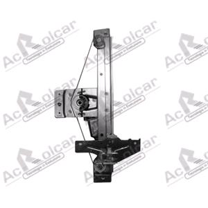 Window Regulators, Rear Right Electric Window Regulator (with motor, one touch operation) for Peugeot 207 (WA_, WC_),  2006 2012, 4 Door Models, One Touch Version, motor has 6 or more pins, AC Rolcar