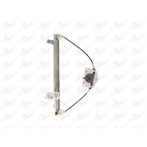 Window Regulators, Front Right Electric Window Regulator Mechanism (without motor) for PEUGEOT 406 Estate (8E/F), 1995 1999, 4 Door Models, One Touch/AntiPinch Version, holds a motor with 6 or more pins, AC Rolcar