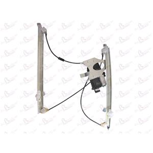 Window Regulators, Front Right Electric Window Regulator (with motor, one touch operation) for Renault CLIO Estate, 2008 2013, 4 Door Models, One Touch Version, motor has 6 or more pins, AC Rolcar