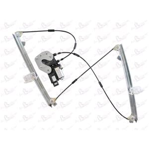 Window Regulators, Front Right Electric Window Regulator (with motor, one touch operation) for RENAULT MEGANE II Saloon (LM0/1_), 2003 2008, 4 Door Models, One Touch Version, motor has 6 or more pins, AC Rolcar