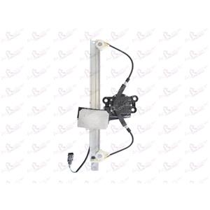 Window Regulators, Rear Right Electric Window Regulator (with motor) for SEAT IBIZA Mk III (6K1), 1999 2002, 4 Door Models, WITHOUT One Touch/Antipinch, motor has 2 pins/wires, AC Rolcar