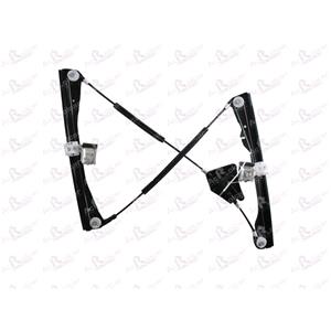 Window Regulators, Front Right Electric Window Regulator Mechanism (without motor) for SEAT CORDOBA (6L), 2002 2009, 4 Door Models, One Touch/AntiPinch Version, holds a motor with 6 or more pins, AC Rolcar