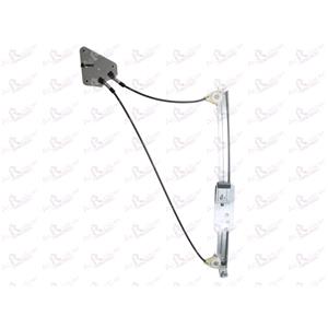 Window Regulators, Rear Right Electric Window Regulator Mechanism (without motor) for SEAT ALTEA (5P1), 2004 2015, 4 Door Models, One Touch/AntiPinch Version, holds a motor with 6 or more pins, AC Rolcar