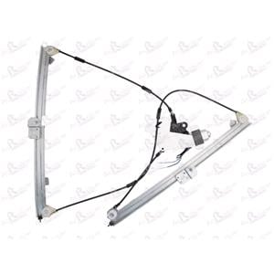Window Regulators, Front Right Electric Window Regulator (with motor) for CHRYSLER VOYAGER Mk II (GS), 1995 2001, 4 Door Models, WITHOUT One Touch/Antipinch, motor has 2 pins/wires, AC Rolcar