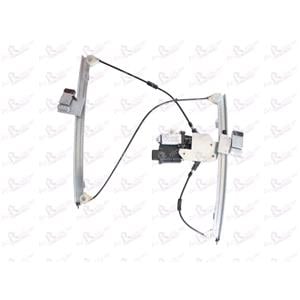 Window Regulators, Front Left Electric Window Regulator (with motor, one touch operation) for VW Polo (6N), 1999 2001, 4 Door Models, One Touch Version, motor has 6 or more pins, AC Rolcar
