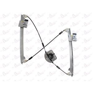 Window Regulators, Front Right Electric Window Regulator Mechanism (without motor) for VW PASSAT Estate (3B5), 1997 2000, 4 Door Models, One Touch/AntiPinch Version, holds a motor with 6 or more pins, AC Rolcar
