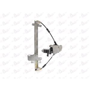 Window Regulators, Front Right Electric Window Regulator (with motor) for VOLVO S40 I (VS), 1995 2003, 4 Door Models, WITHOUT One Touch/Antipinch, motor has 2 pins/wires, AC Rolcar