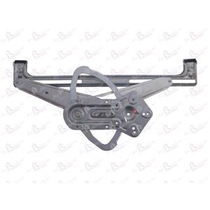 Window Regulators, Front Left Electric Window Regulator Mechanism (without motor) for VOLVO V70 III Estate, 2007 , 2 Door Models, WITHOUT One Touch/Antipinch, holds a standard 2 pin/wire motor, AC Rolcar