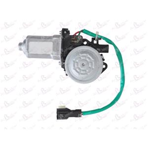Window Regulators, Front Right Electric Window Regulator Motor (motor only) for Kia CARENS, 2002 2006, 4 Door Models, WITHOUT One Touch/Antipinch, motor has 2 pins/wires, AC Rolcar