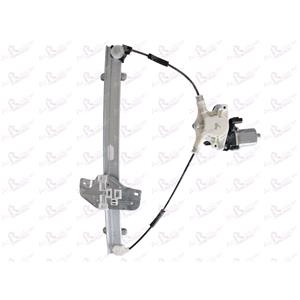 Window Regulators, Front Right Electric Window Regulator (with motor) for Kia PICANTO (TA), 2011 , 4 Door Models, WITHOUT One Touch/Antipinch, motor has 2 pins/wires, AC Rolcar