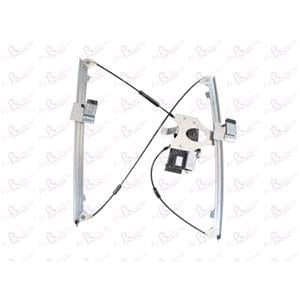Window Regulators, Front Right Electric Window Regulator (with motor, one touch operation) for FORD GALAXY (WGR), 1995 2006, 4 Door Models, One Touch Version, motor has 6 or more pins, AC Rolcar