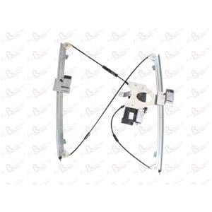 Window Regulators, Front Right Electric Window Regulator (with motor, one touch operation) for FORD GALAXY (WGR), 1995 2006, 4 Door Models, One Touch Version, motor has 4 or more pins, AC Rolcar
