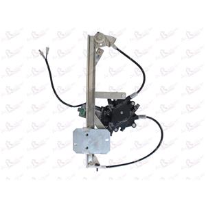 Window Regulators, Rear Right Electric Window Regulator (with motor) for DACIA LOGAN MCV, 2007 , 4 Door Models, WITHOUT One Touch/Antipinch, motor has 2 pins/wires, AC Rolcar