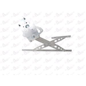 Window Regulators, Front Left Electric Window Regulator Mechanism (without motor) for RENAULT SCÉNIC, 2009 , 4 Door Models, One Touch/AntiPinch Version, holds a motor with 6 or more pins, AC Rolcar
