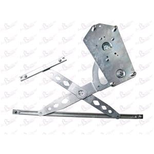 Window Regulators, Front Left Electric Window Regulator Mechanism (without motor) for RENAULT MEGANE Coupe (DZ0_), 2008 2016, 2 Door Models, One Touch/AntiPinch Version, holds a motor with 6 or more pins, AC Rolcar