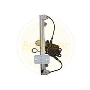 Window Regulators, Rear Right Electric Window Regulator (with motor) for Renault CLIO Grandtour IV, 2013 , 4 Door Models, WITHOUT One Touch/Antipinch, motor has 2 pins/wires, AC Rolcar