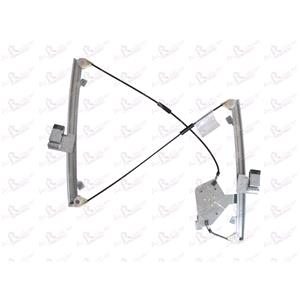 Window Regulators, Front Right Electric Window Regulator Mechanism (without motor) for JAGUAR X TYPE (CF1), 2001 2009, 4 Door Models, One Touch/AntiPinch Version, holds a motor with 6 or more pins, AC Rolcar