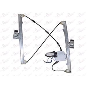 Window Regulators, Front Right Electric Window Regulator (with motor) for JAGUAR S TYPE (CCX), 1999 2002, 4 Door Models, WITHOUT One Touch/Antipinch, motor has 2 pins/wires, AC Rolcar
