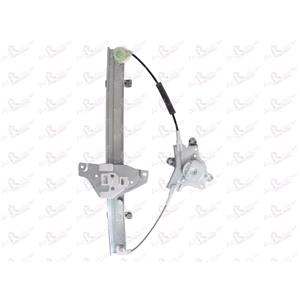 Window Regulators, Rear Right Electric Window Regulator Mechanism (without motor) for CHEVROLET NUBIRA Saloon, 2005 2011, 4 Door Models, WITHOUT One Touch/Antipinch, holds a standard 2 pin/wire motor, AC Rolcar
