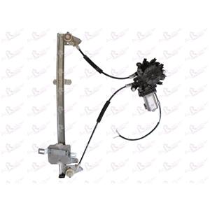 Window Regulators, Front Right Electric Window Regulator (with motor) for NISSAN PICK UP (D), 1997 2007, 2/4 Door Models, WITHOUT One Touch/Antipinch, motor has 2 pins/wires, AC Rolcar