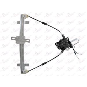 Window Regulators, Front Left Electric Window Regulator (with motor) for HONDA CIVIC VI Coupe (EM), 2001 2005, 2 Door Models, WITHOUT One Touch/Antipinch, motor has 2 pins/wires, AC Rolcar