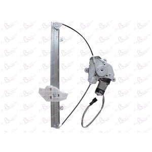 Window Regulators, Front Right Electric Window Regulator (with motor) for HYUNDAI ATOS (MX), 1998 2007, 4 Door Models, WITHOUT One Touch/Antipinch, motor has 2 pins/wires, AC Rolcar