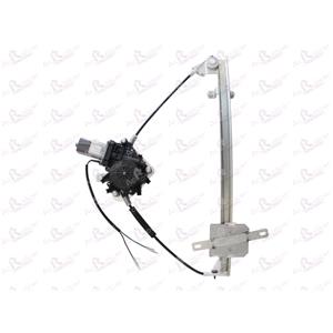 Window Regulators, Front Right Electric Window Regulator (with motor) for HYUNDAI ACCENT Saloon (LC), 1999 2005, 4 Door Models, WITHOUT One Touch/Antipinch, motor has 2 pins/wires, AC Rolcar