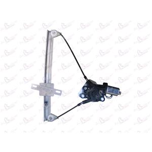 Window Regulators, Rear Left Electric Window Regulator (with motor) for TOYOTA AVENSIS Liftback (_T_), 1997 2003, 4 Door Models, WITHOUT One Touch/Antipinch, motor has 2 pins/wires, AC Rolcar