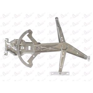 Window Regulators, Front Right Electric Window Regulator Mechanism (without motor) for VAUXHALL MERIVA, 2003 2010, 4 Door Models, WITHOUT One Touch/Antipinch, holds a standard 2 pin/wire motor, AC Rolcar