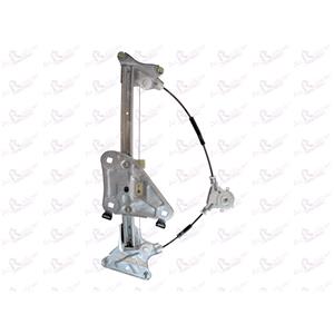 Window Regulators, Front Right Electric Window Regulator Mechanism (without motor) for HYUNDAI COUPE (GK), 2001 2009, 2 Door Models, WITHOUT One Touch/Antipinch, holds a standard 2 pin/wire motor, AC Rolcar