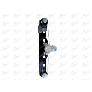Window Regulators, Rear Right Electric Window Regulator Mechanism (without motor) for Mercedes C CLASS (W03), 2000 2007, 4 Door Models, One Touch/AntiPinch Version, holds a motor with 6 or more pins, AC Rolcar