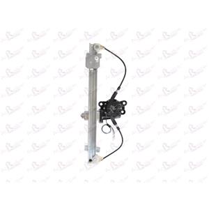 Window Regulators, Rear Right Electric Window Regulator (with motor) for OPEL MERIVA, 2003 2010, 4 Door Models, WITHOUT One Touch/Antipinch, motor has 2 pins/wires, AC Rolcar