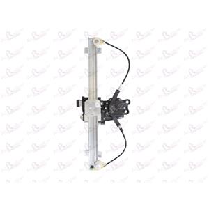 Window Regulators, Rear Right Electric Window Regulator (with motor, one touch operation) for VAUXHALL MERIVA, 2003 2010, 4 Door Models, One Touch Version, motor has 6 or more pins, AC Rolcar