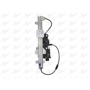 Window Regulators, Rear Right Electric Window Regulator (with motor, one touch operation) for OPEL VECTRA B Estate (31_), 1996 2003, 4 Door Models, One Touch Version, motor has 6 or more pins, AC Rolcar