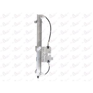 Window Regulators, Rear Right Electric Window Regulator Mechanism (without motor) for VAUXHALL MERIVA, 2003 2010, 4 Door Models, One Touch/AntiPinch Version, holds a motor with 6 or more pins, AC Rolcar
