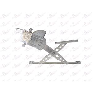 Window Regulators, Front Left Electric Window Regulator (with motor) for TOYOTA COROLLA Saloon (_E1J_, _E1T_), 2002 2007, 2/4 Door Models, WITHOUT One Touch/Antipinch, motor has 2 pins/wires, AC Rolcar
