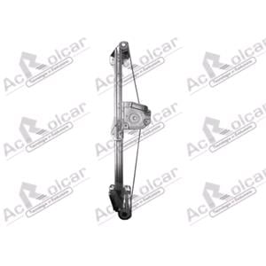 Window Regulators, Rear Right Electric Window Regulator Mechanism (without motor) for OPEL ZAFIRA (F75_), 1999 2005, 4 Door Models, WITHOUT One Touch/Antipinch, holds a standard 2 pin/wire motor, AC Rolcar