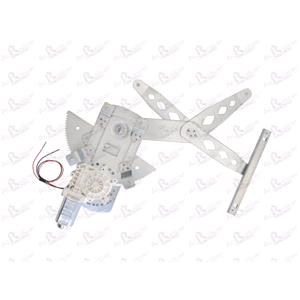 Window Regulators, Front Right Electric Window Regulator (with motor) for OPEL VECTRA C GTS, 2002 2008, 4 Door Models, WITHOUT One Touch/Antipinch, motor has 2 pins/wires, AC Rolcar