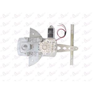 Window Regulators, Rear Right Electric Window Regulator (with motor) for NISSAN NOTE (E11), 2006 2013, 4 Door Models, WITHOUT One Touch/Antipinch, motor has 2 pins/wires, AC Rolcar