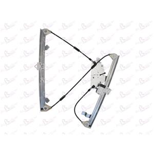 Window Regulators, Front Left Electric Window Regulator Mechanism (without motor) for OPEL ASTRA J, 2009 2015, 4 Door Models, One Touch/AntiPinch Version, holds a motor with 6 or more pins, AC Rolcar